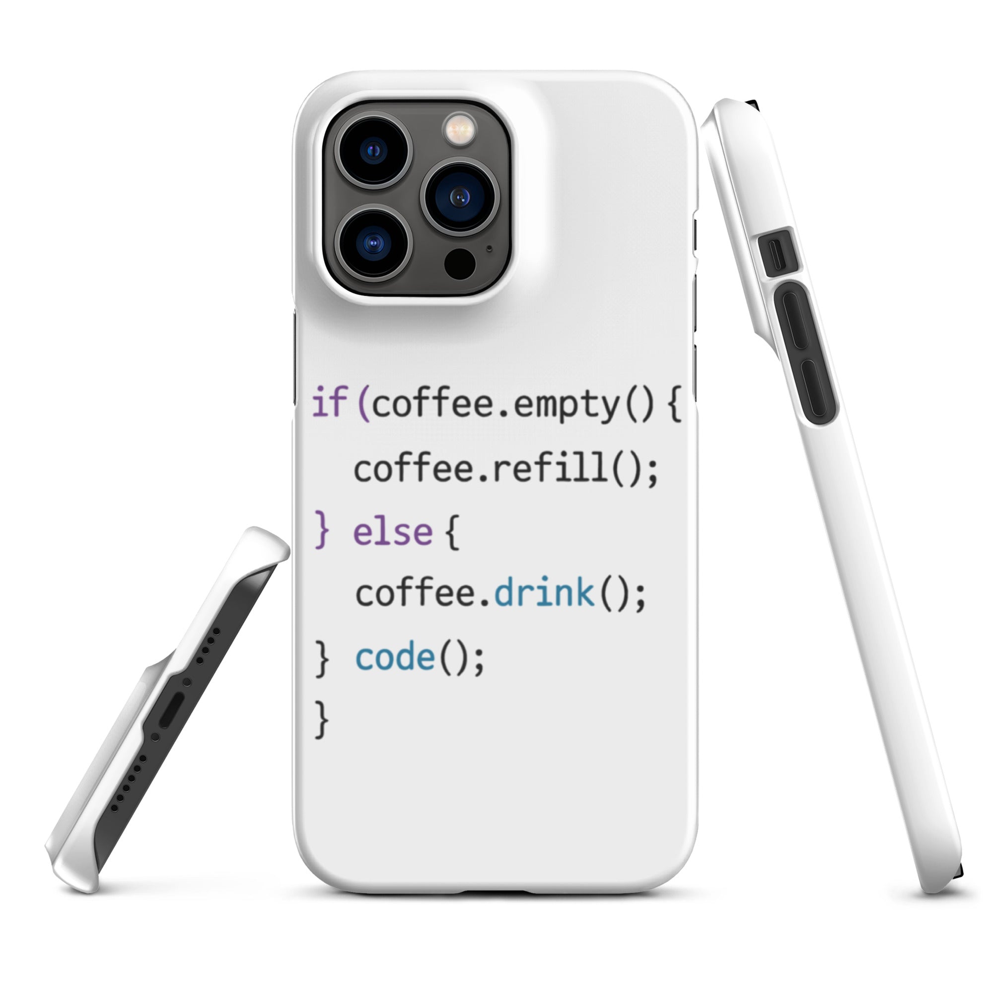 Cover iPhone Resistente – Compatibile con Ricarica Wireless – Design Code-Biiply