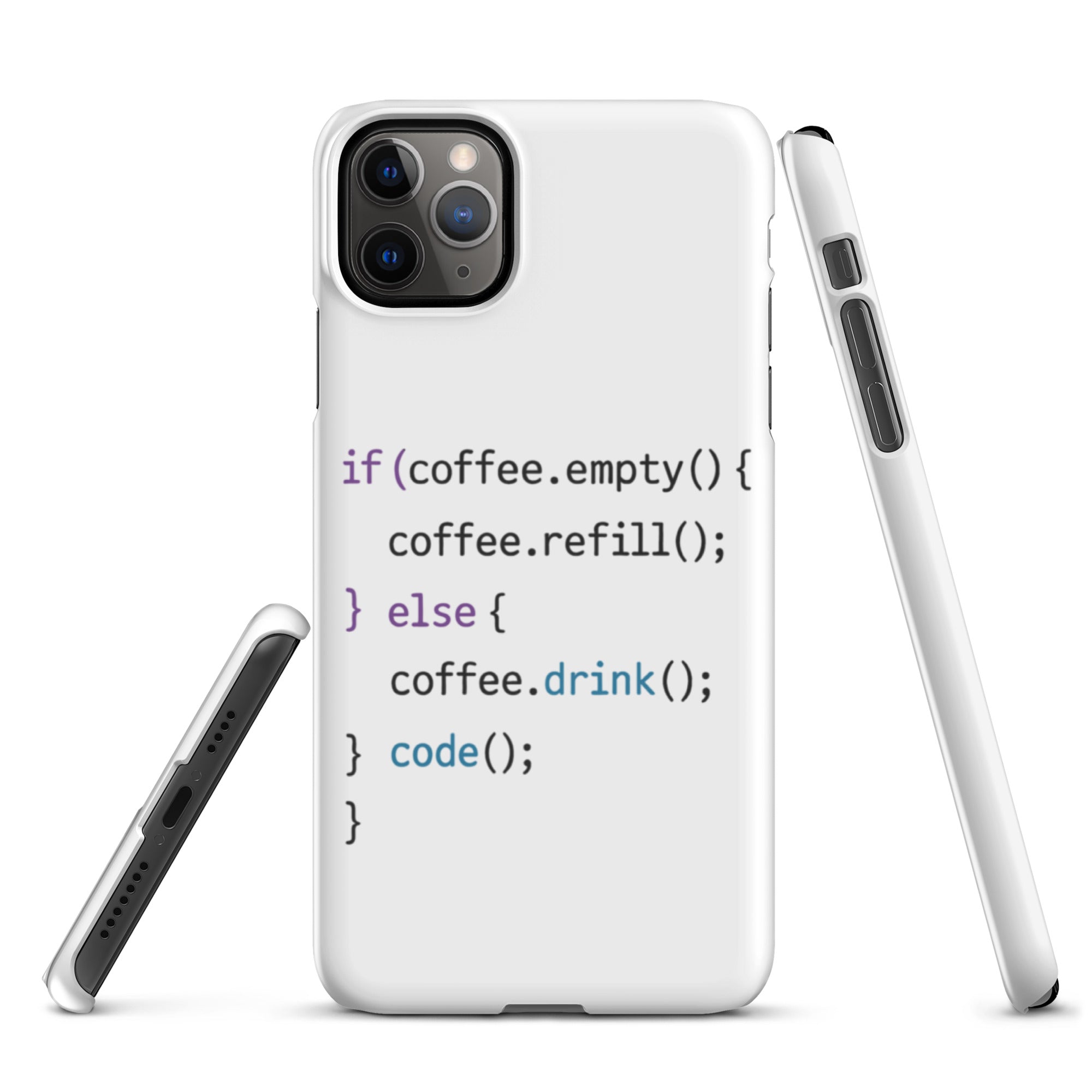 Cover iPhone Resistente – Compatibile con Ricarica Wireless – Design Code-Biiply