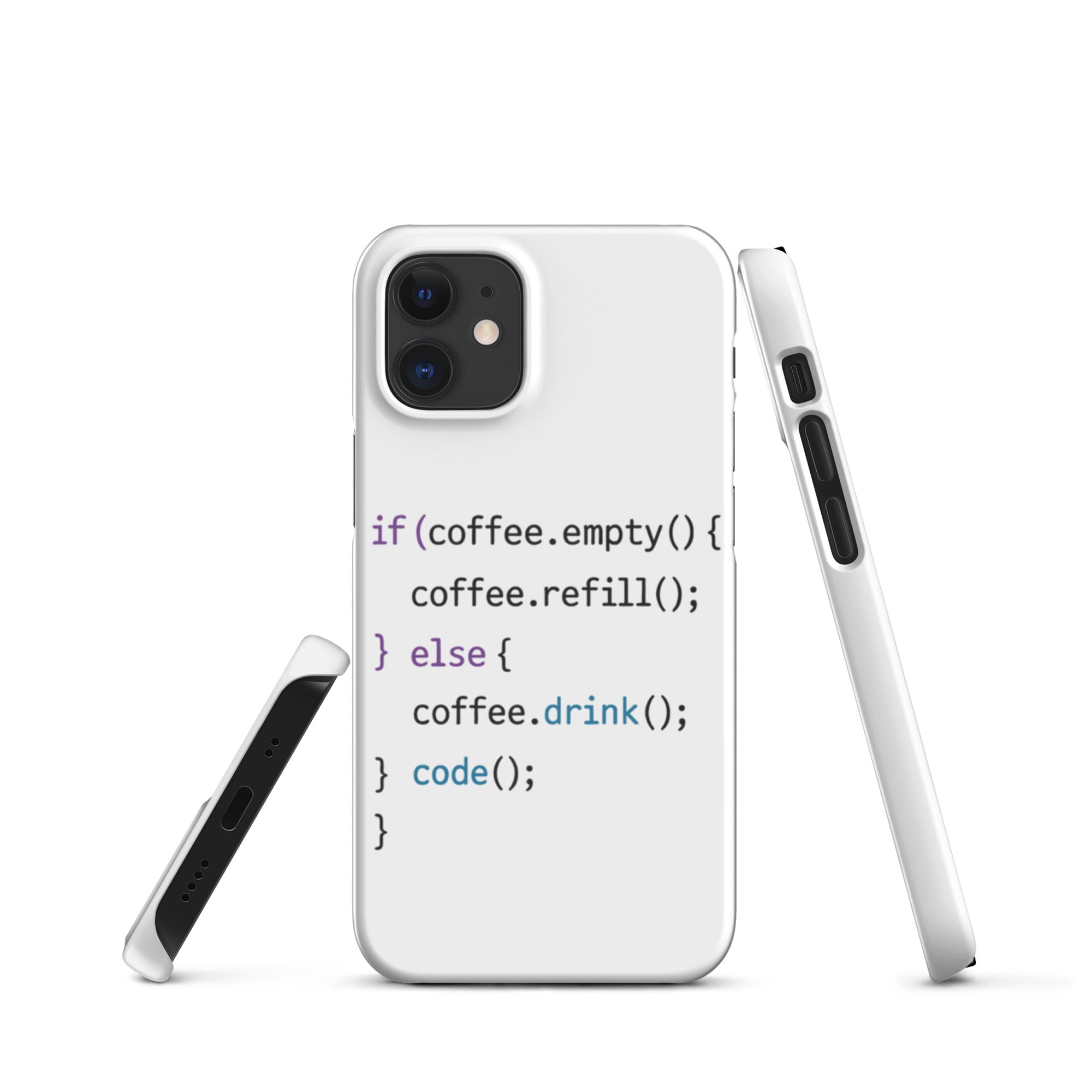 Cover iPhone Resistente – Compatibile con Ricarica Wireless – Design Code-Biiply