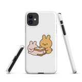 Cover iPhone Resistente – Compatibile con Ricarica Wireless – Design Conigli Kawaii