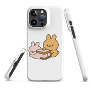 Cover iPhone Resistente – Compatibile con Ricarica Wireless – Design Conigli Kawaii-Biiply