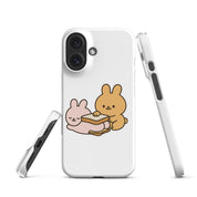 Cover iPhone Resistente – Compatibile con Ricarica Wireless – Design Conigli Kawaii-Biiply