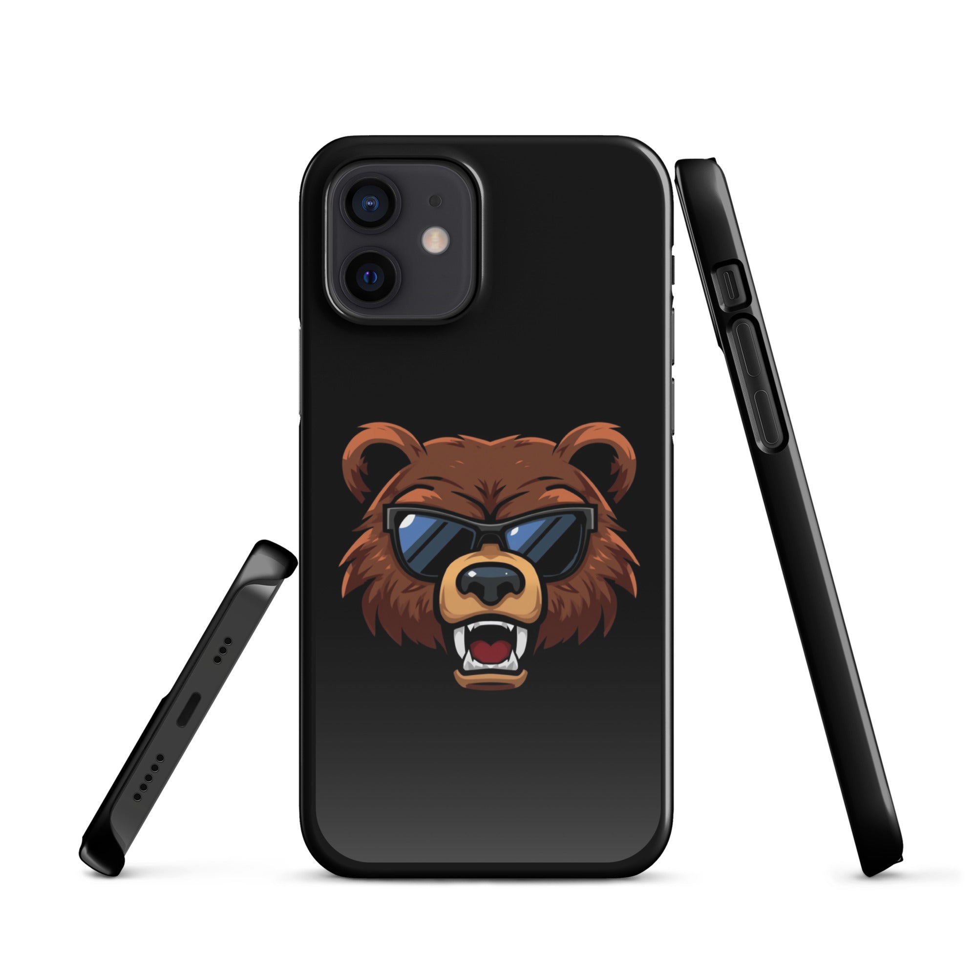 Cover iPhone Resistente – Compatibile con Ricarica Wireless – Design Cool Bear-Biiply