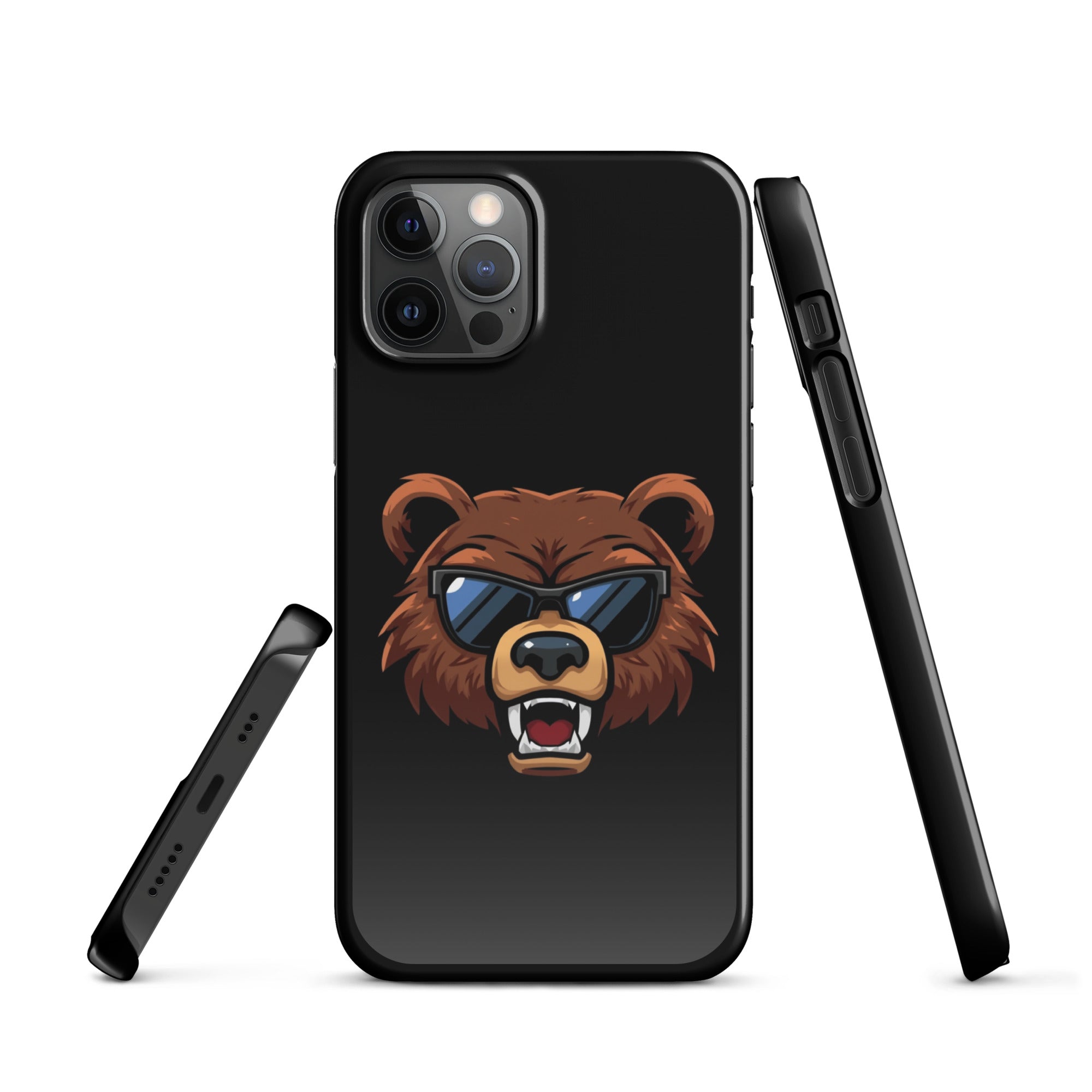 Cover iPhone Resistente – Compatibile con Ricarica Wireless – Design Cool Bear-Biiply