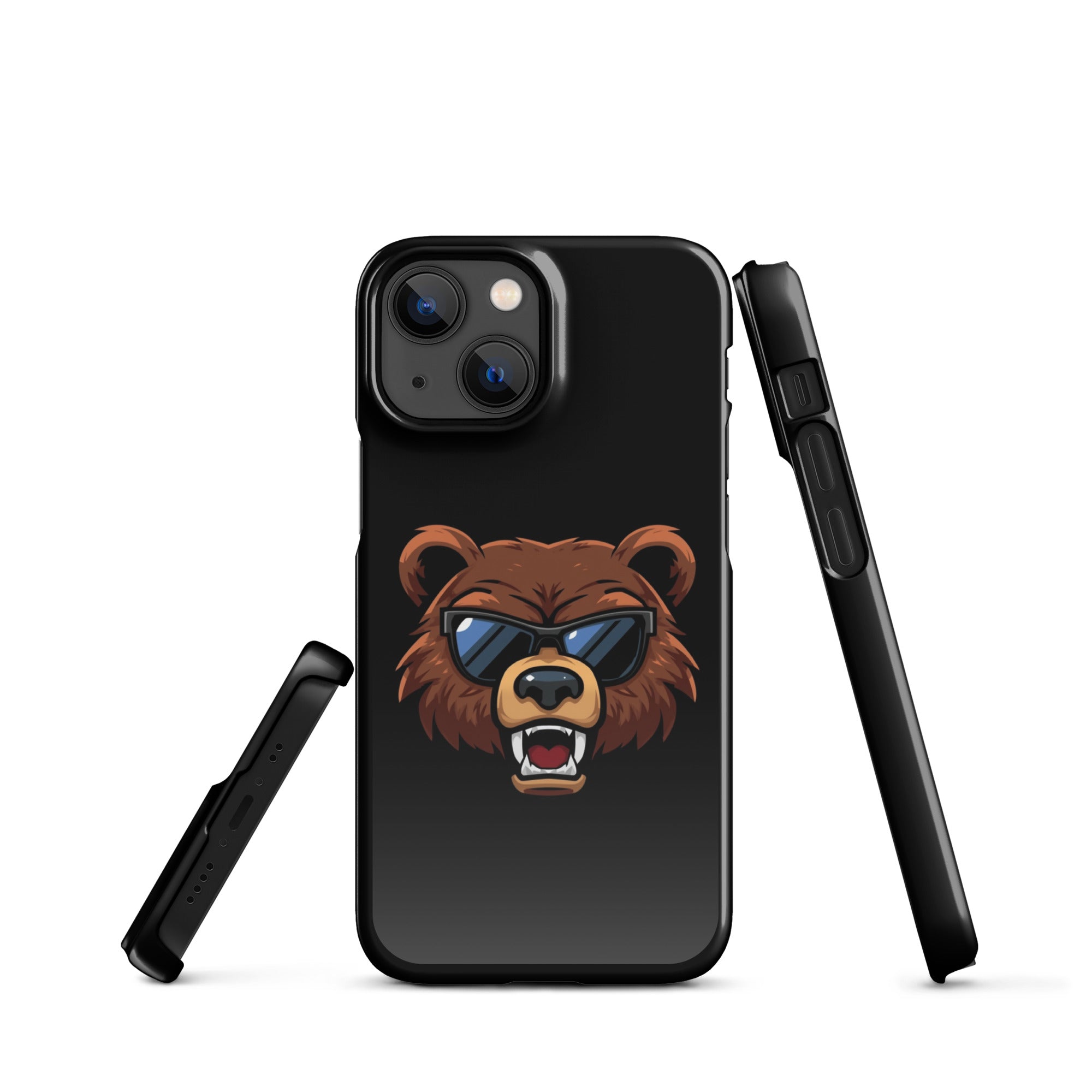 Cover iPhone Resistente – Compatibile con Ricarica Wireless – Design Cool Bear-Biiply