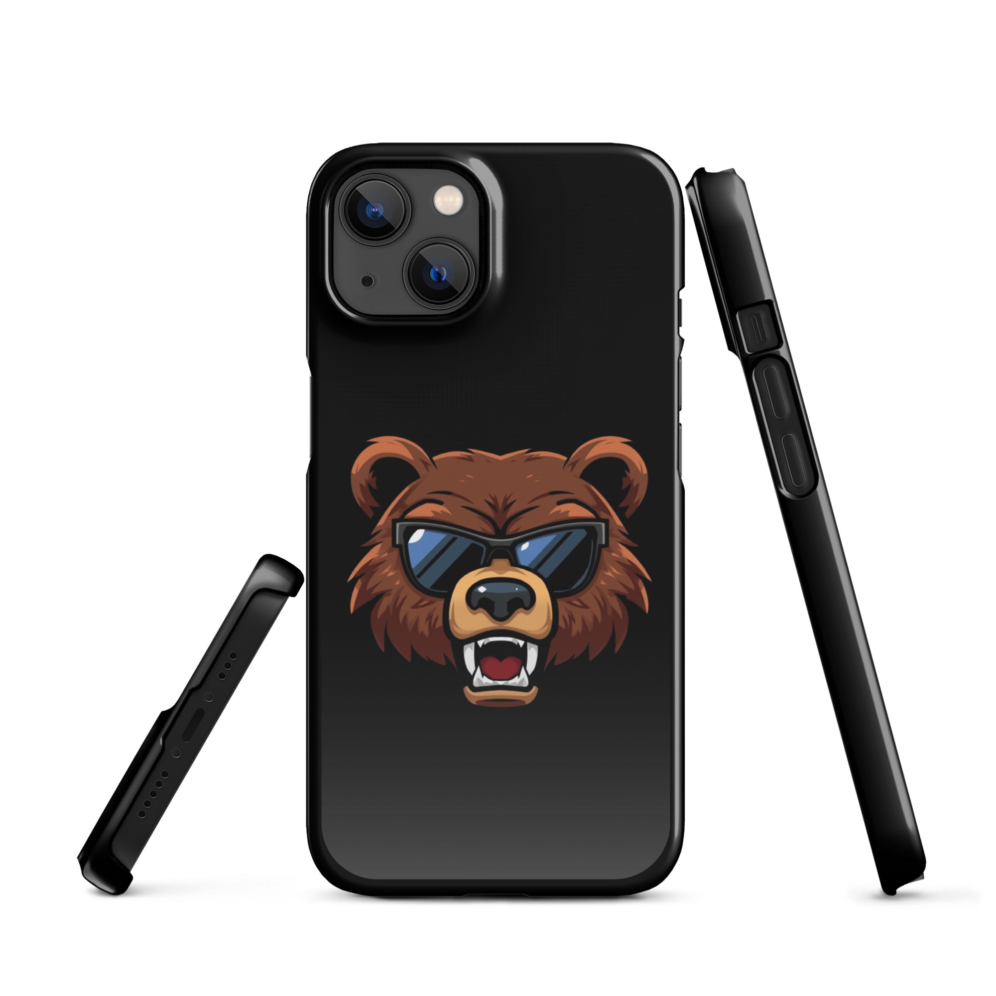 Cover iPhone Resistente – Compatibile con Ricarica Wireless – Design Cool Bear-Biiply
