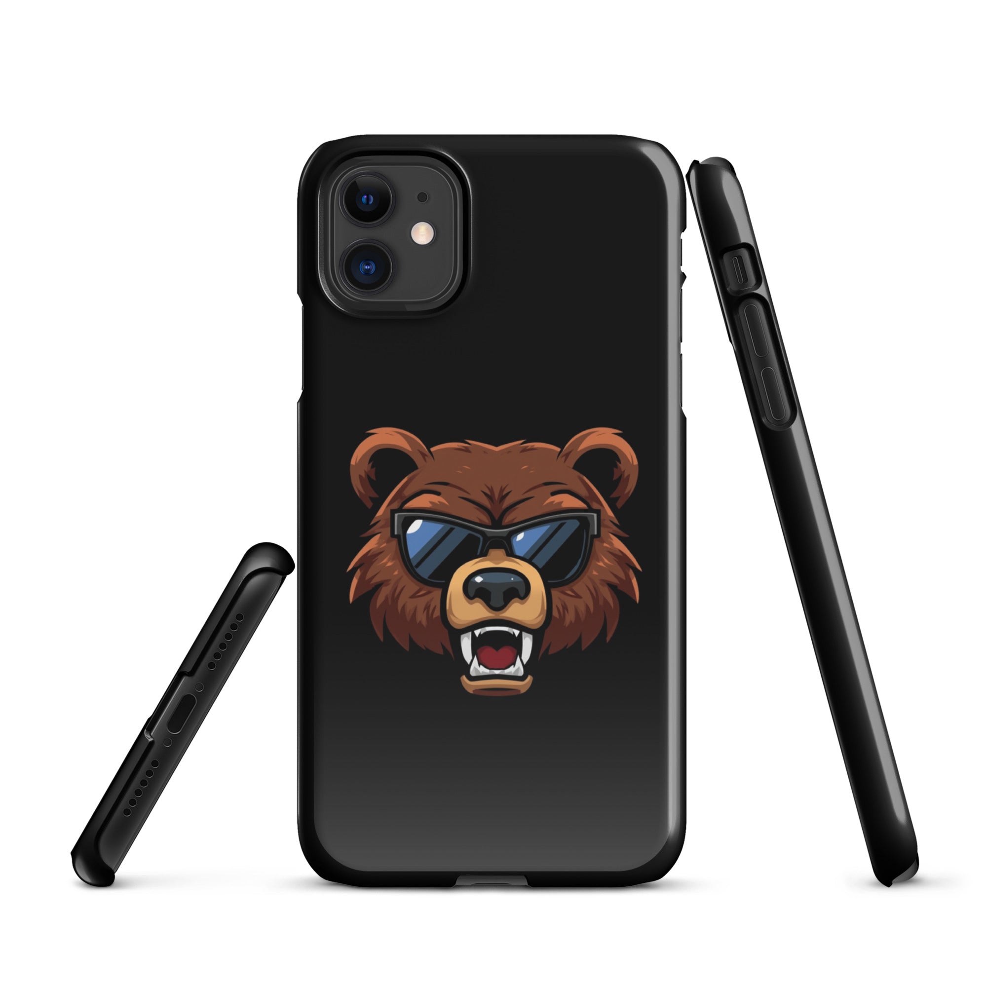 Cover iPhone Resistente – Compatibile con Ricarica Wireless – Design Cool Bear-Biiply
