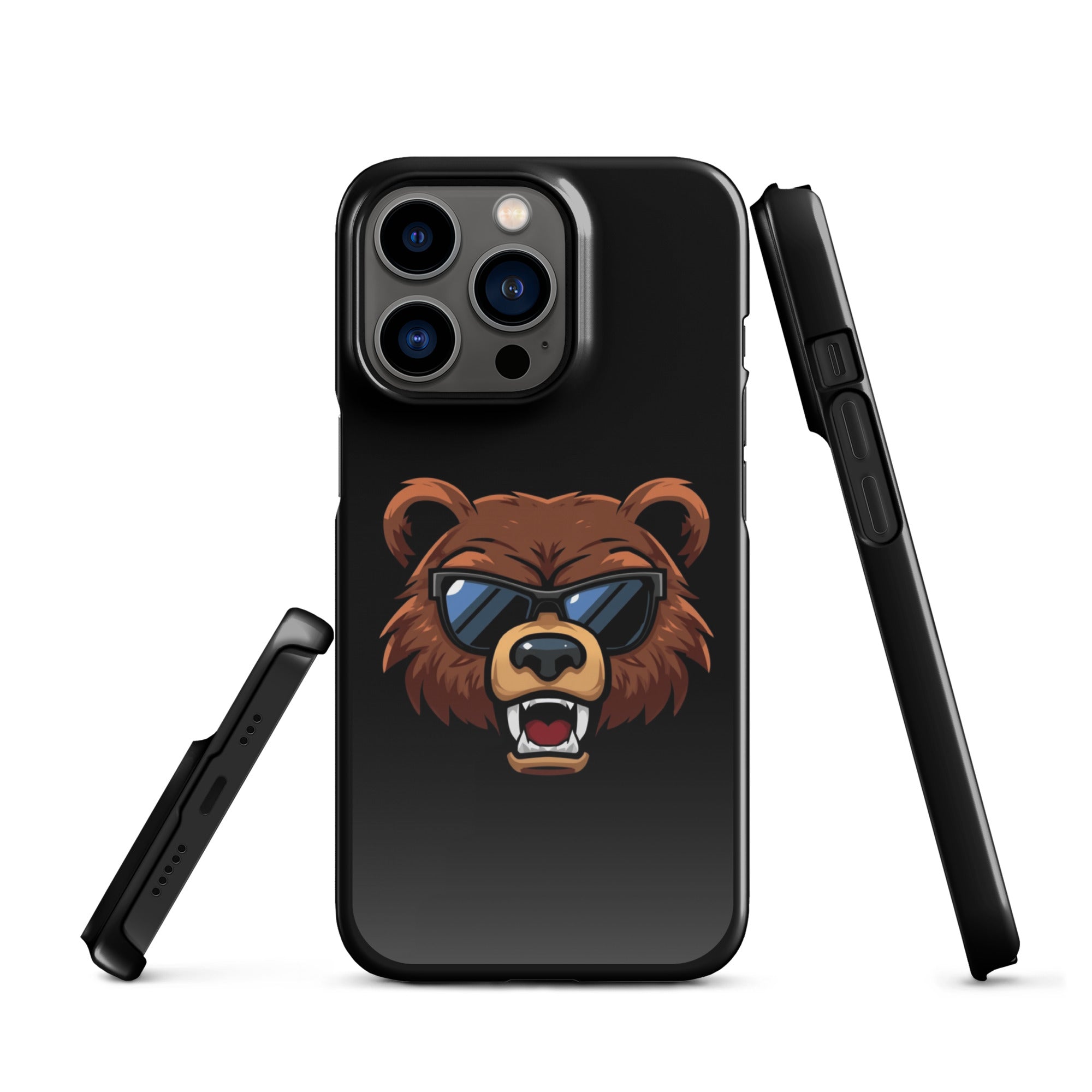Cover iPhone Resistente – Compatibile con Ricarica Wireless – Design Cool Bear-Biiply