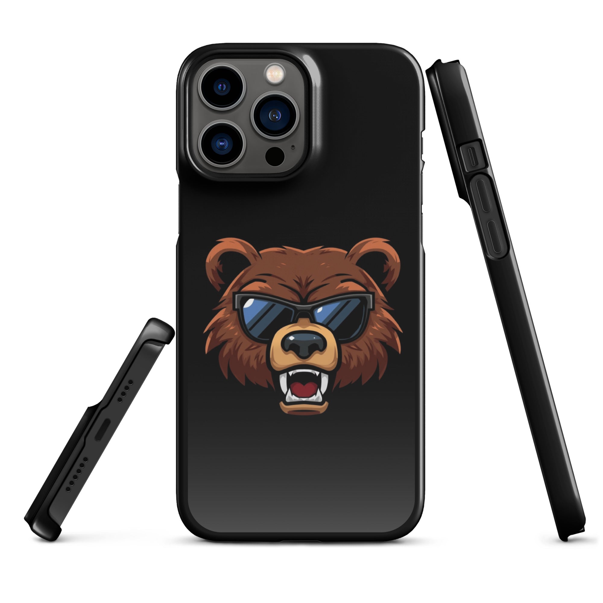 Cover iPhone Resistente – Compatibile con Ricarica Wireless – Design Cool Bear-Biiply