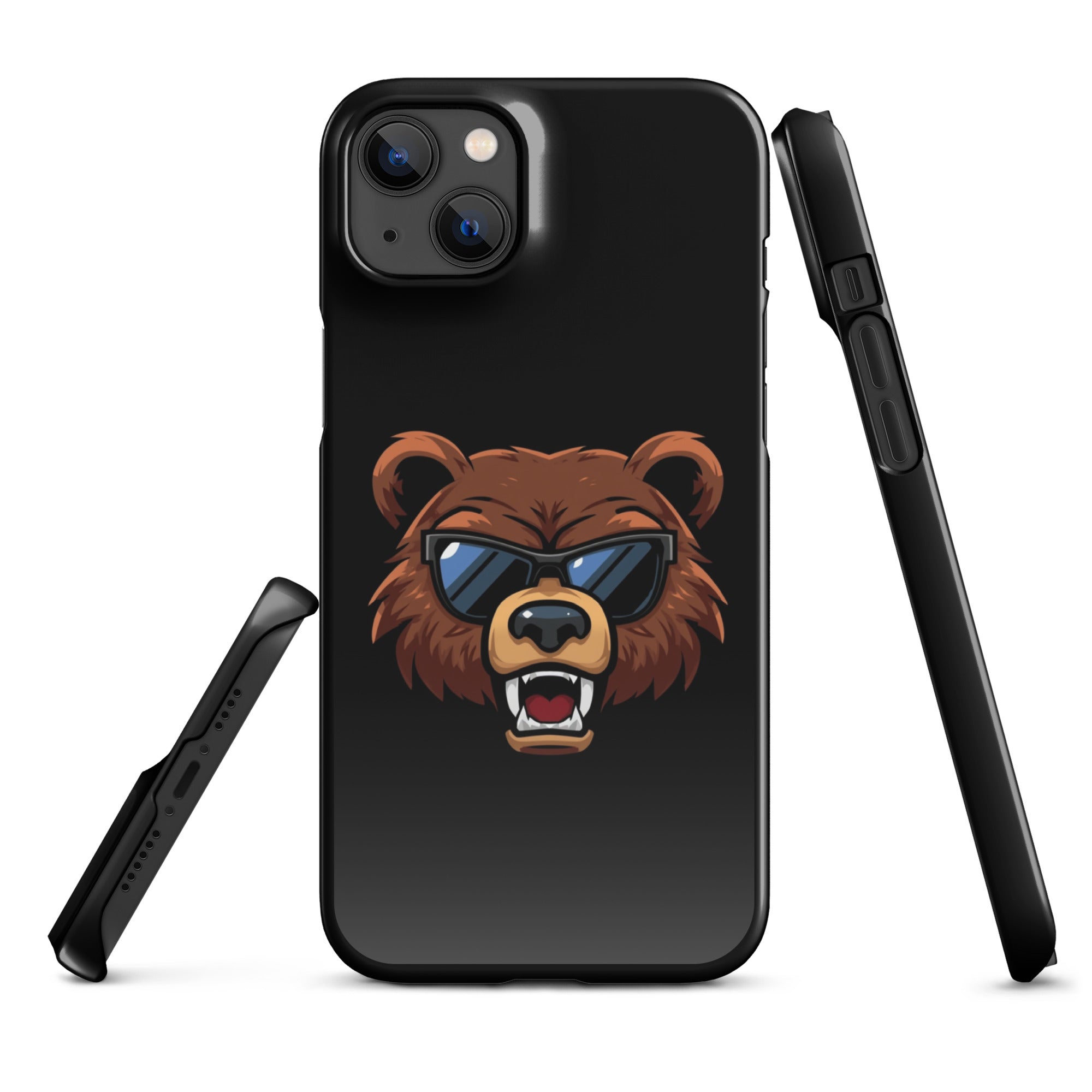 Cover iPhone Resistente – Compatibile con Ricarica Wireless – Design Cool Bear-Biiply