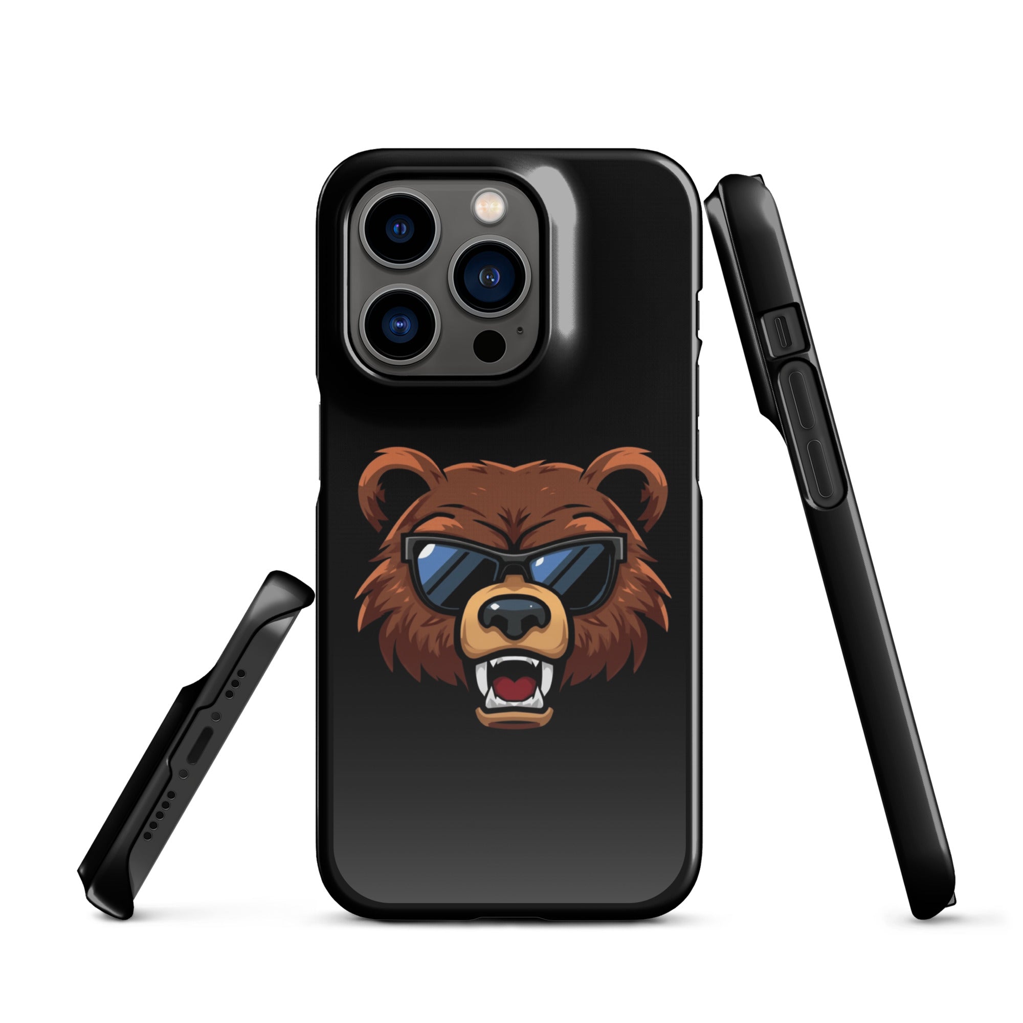 Cover iPhone Resistente – Compatibile con Ricarica Wireless – Design Cool Bear-Biiply