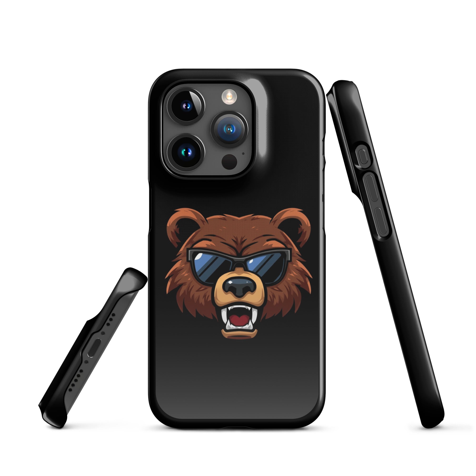Cover iPhone Resistente – Compatibile con Ricarica Wireless – Design Cool Bear-Biiply
