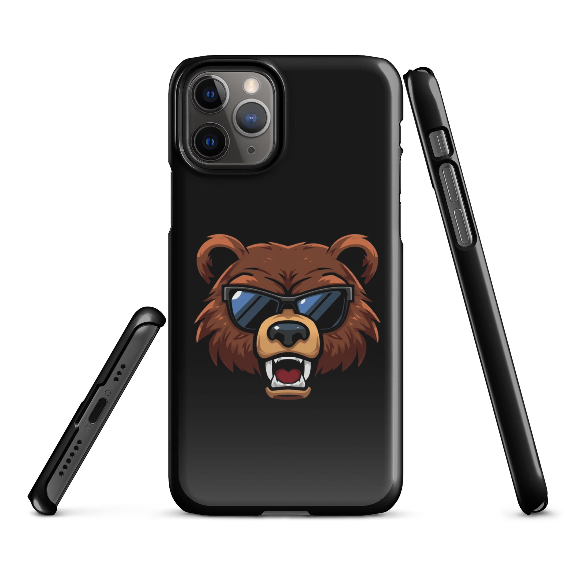 Cover iPhone Resistente – Compatibile con Ricarica Wireless – Design Cool Bear-Biiply