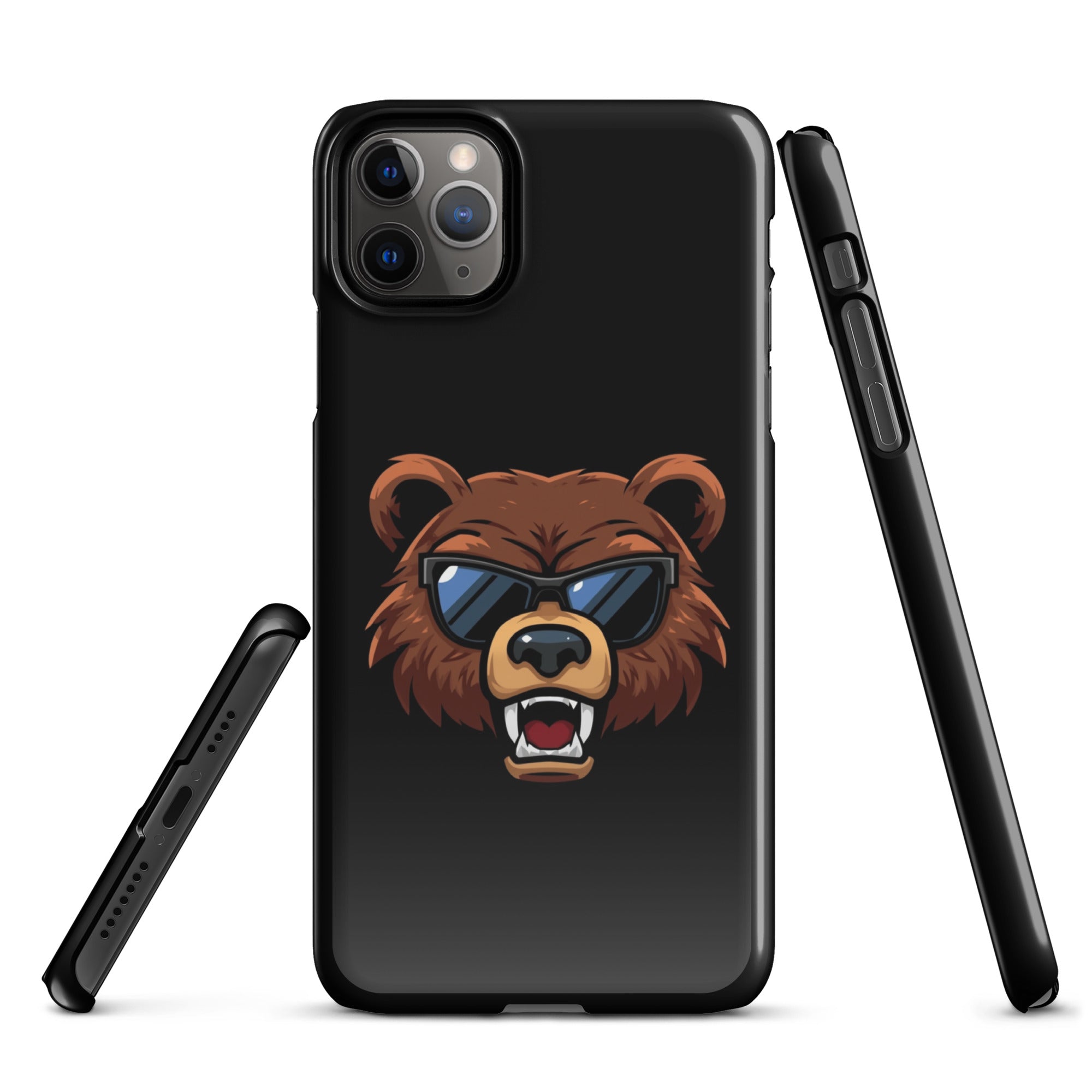 Cover iPhone Resistente – Compatibile con Ricarica Wireless – Design Cool Bear-Biiply