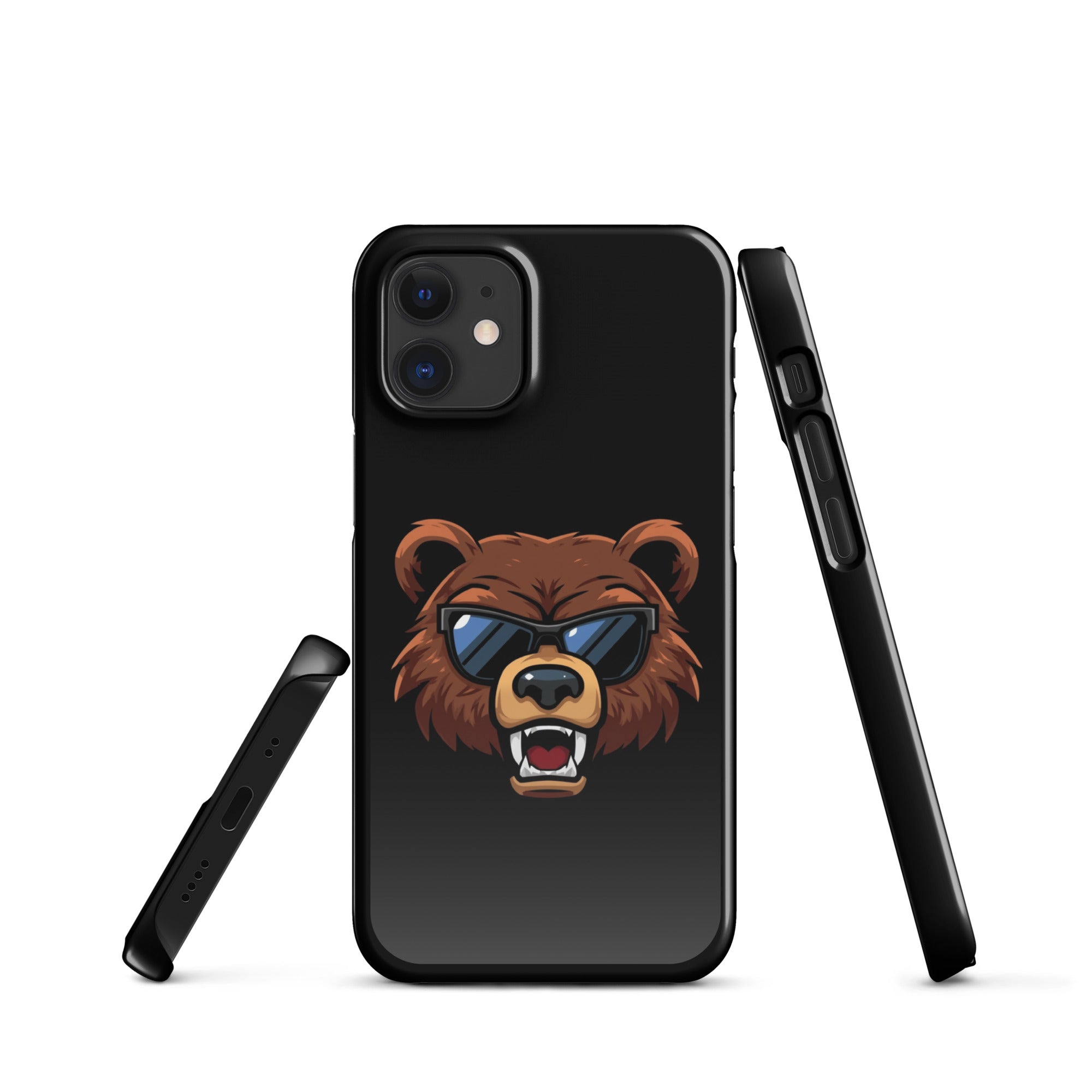 Cover iPhone Resistente – Compatibile con Ricarica Wireless – Design Cool Bear-Biiply