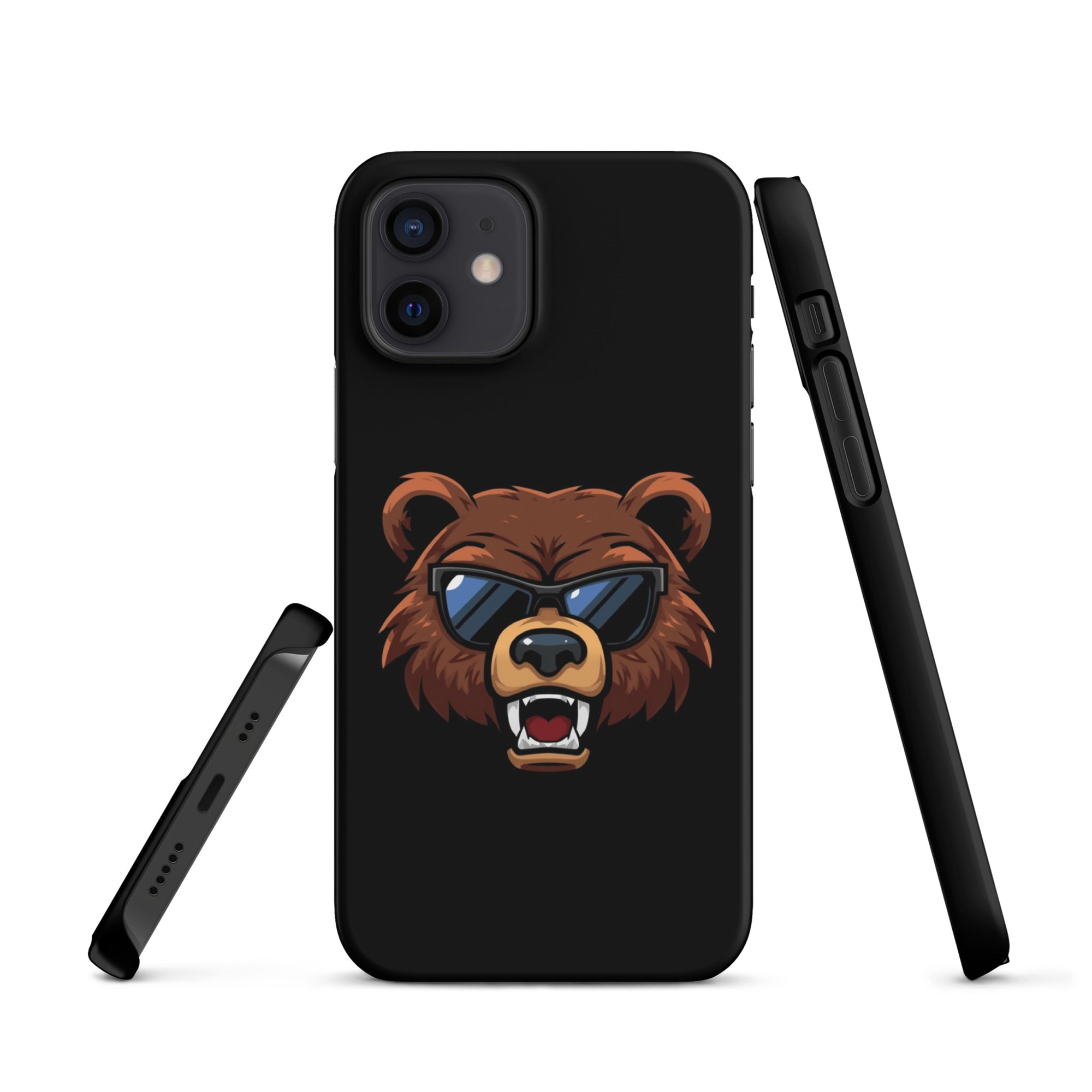 Cover iPhone Resistente – Compatibile con Ricarica Wireless – Design Cool Bear-Biiply