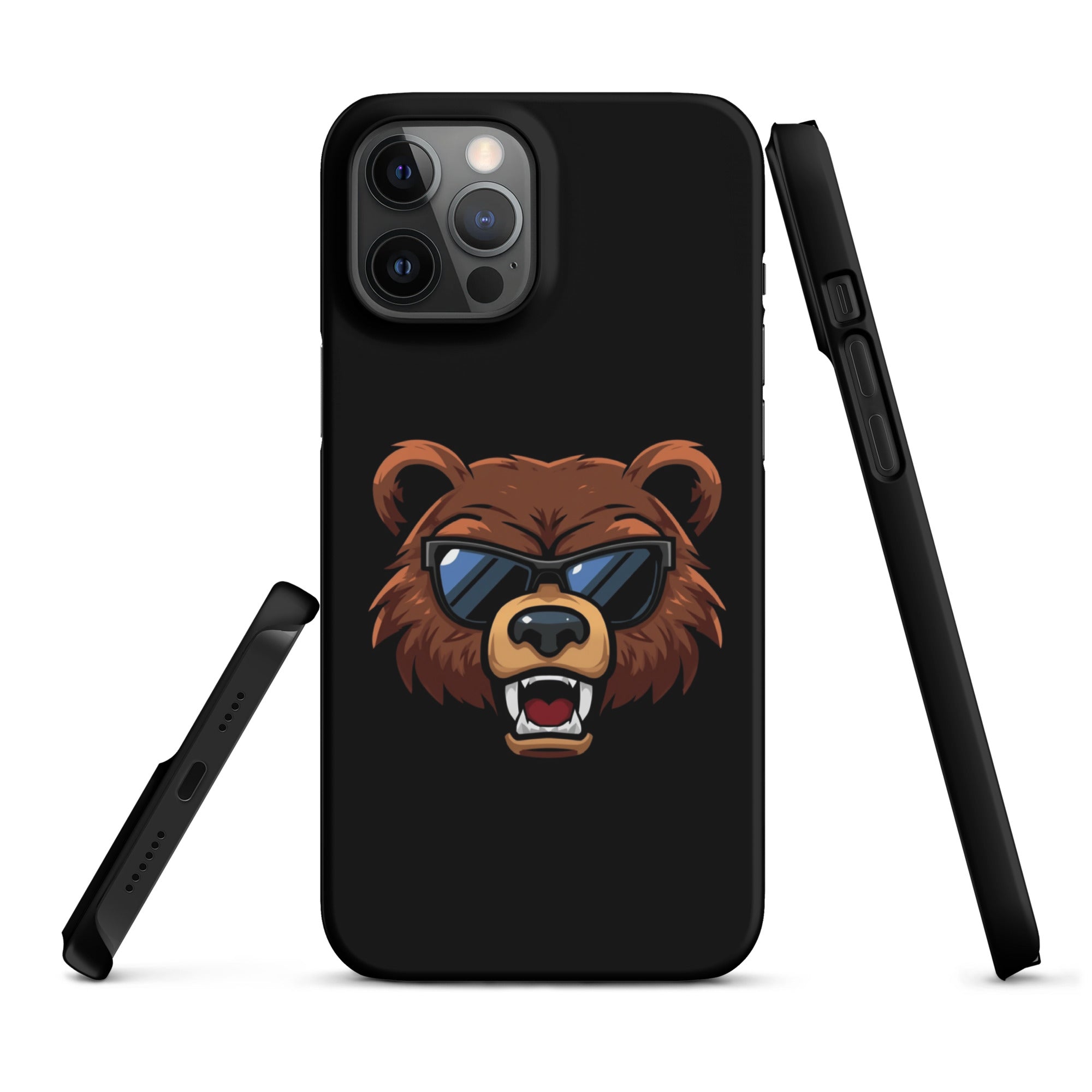 Cover iPhone Resistente – Compatibile con Ricarica Wireless – Design Cool Bear-Biiply