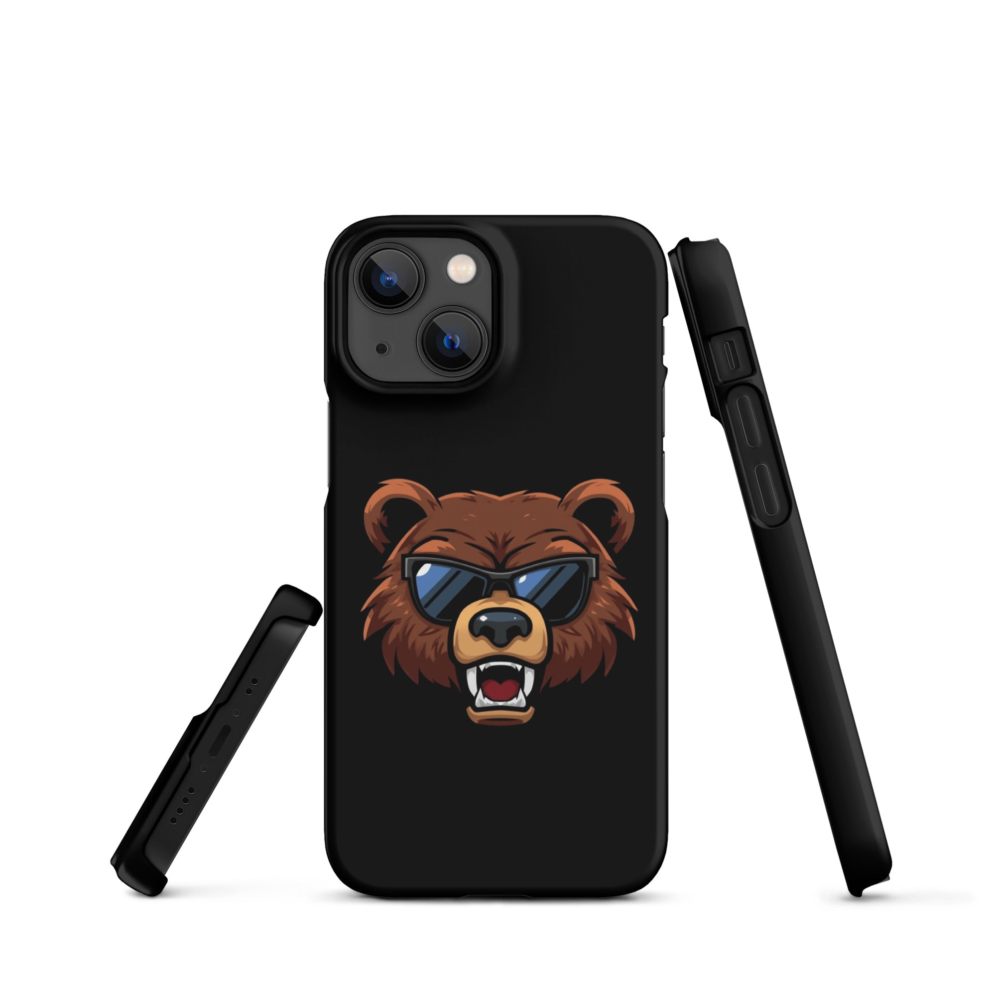 Cover iPhone Resistente – Compatibile con Ricarica Wireless – Design Cool Bear-Biiply