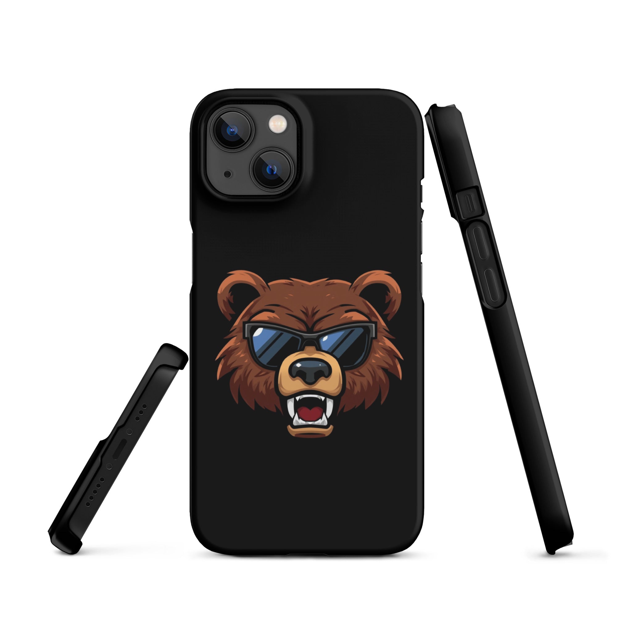 Cover iPhone Resistente – Compatibile con Ricarica Wireless – Design Cool Bear-Biiply