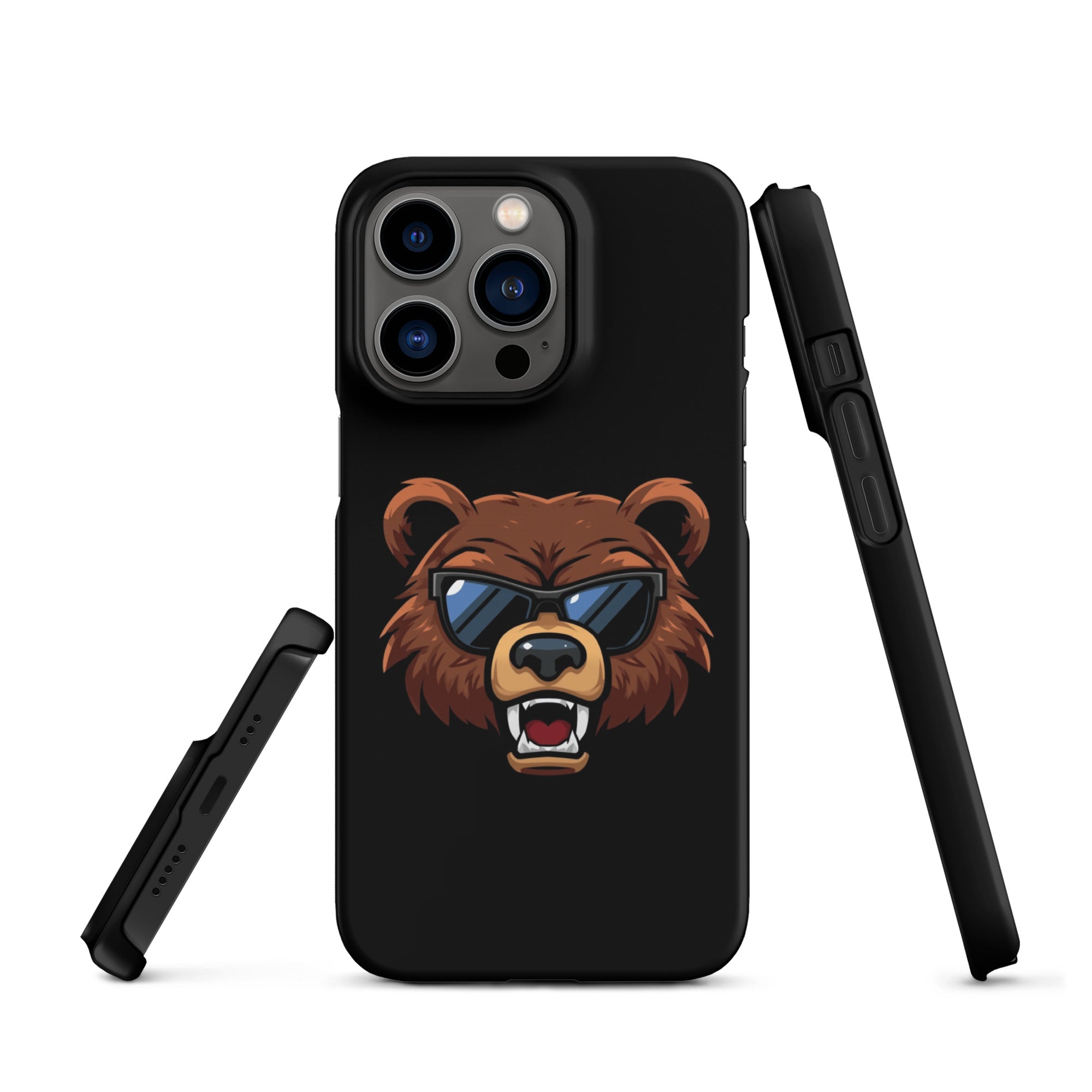 Cover iPhone Resistente – Compatibile con Ricarica Wireless – Design Cool Bear-Biiply
