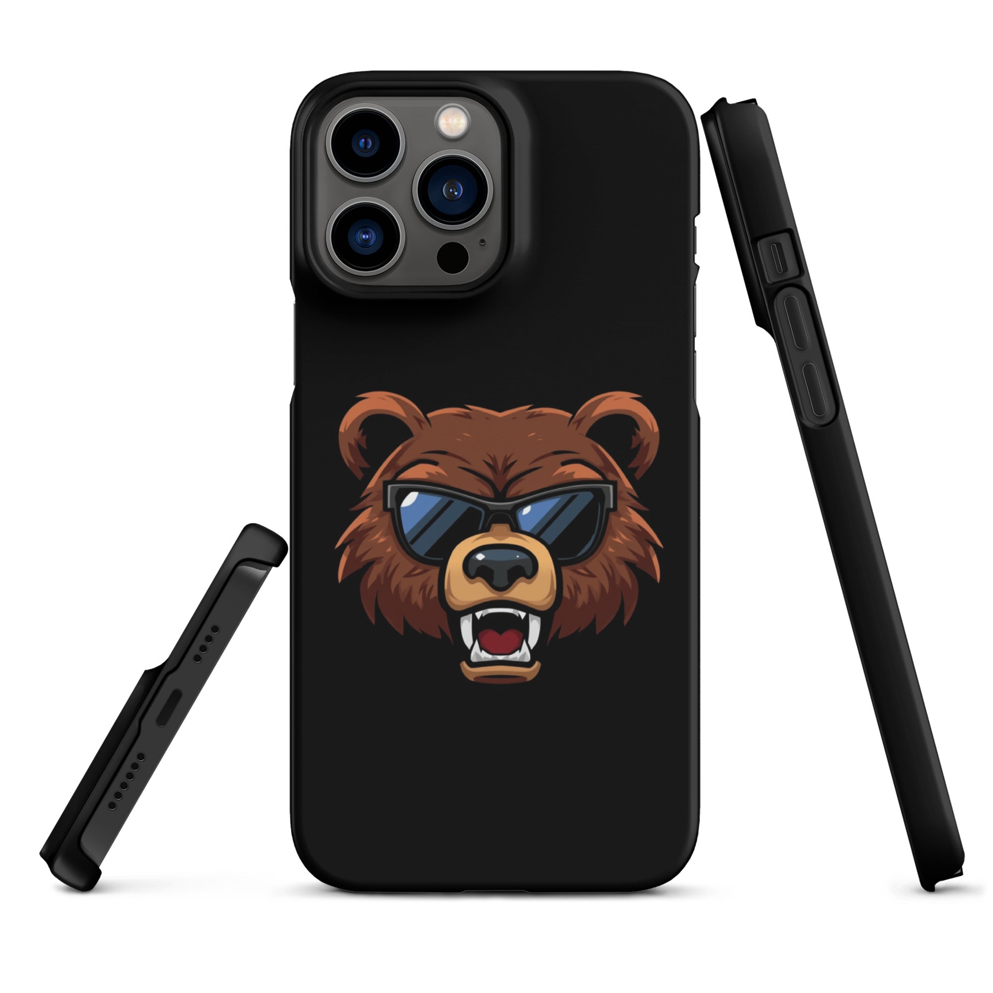Cover iPhone Resistente – Compatibile con Ricarica Wireless – Design Cool Bear-Biiply