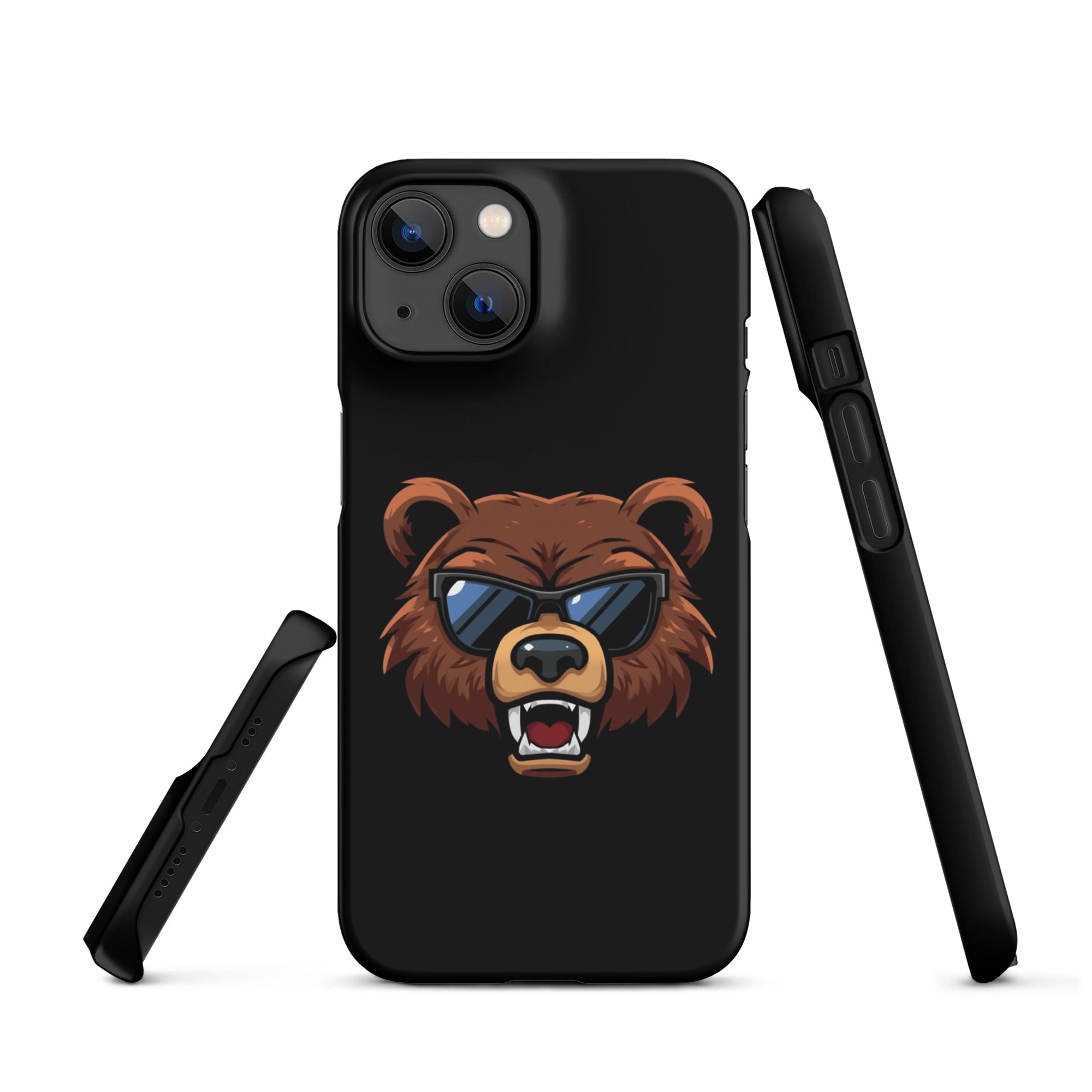Cover iPhone Resistente – Compatibile con Ricarica Wireless – Design Cool Bear-Biiply