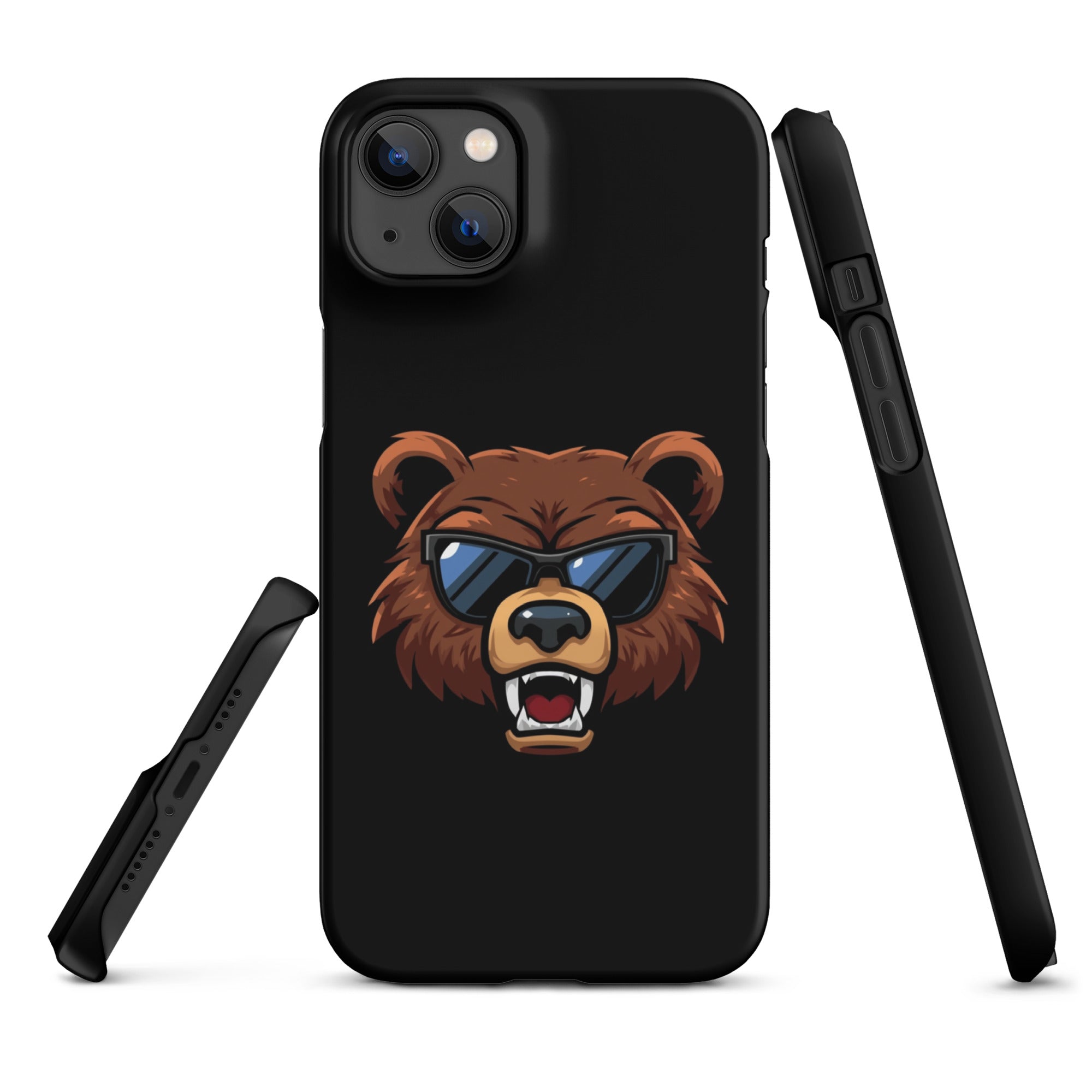 Cover iPhone Resistente – Compatibile con Ricarica Wireless – Design Cool Bear-Biiply