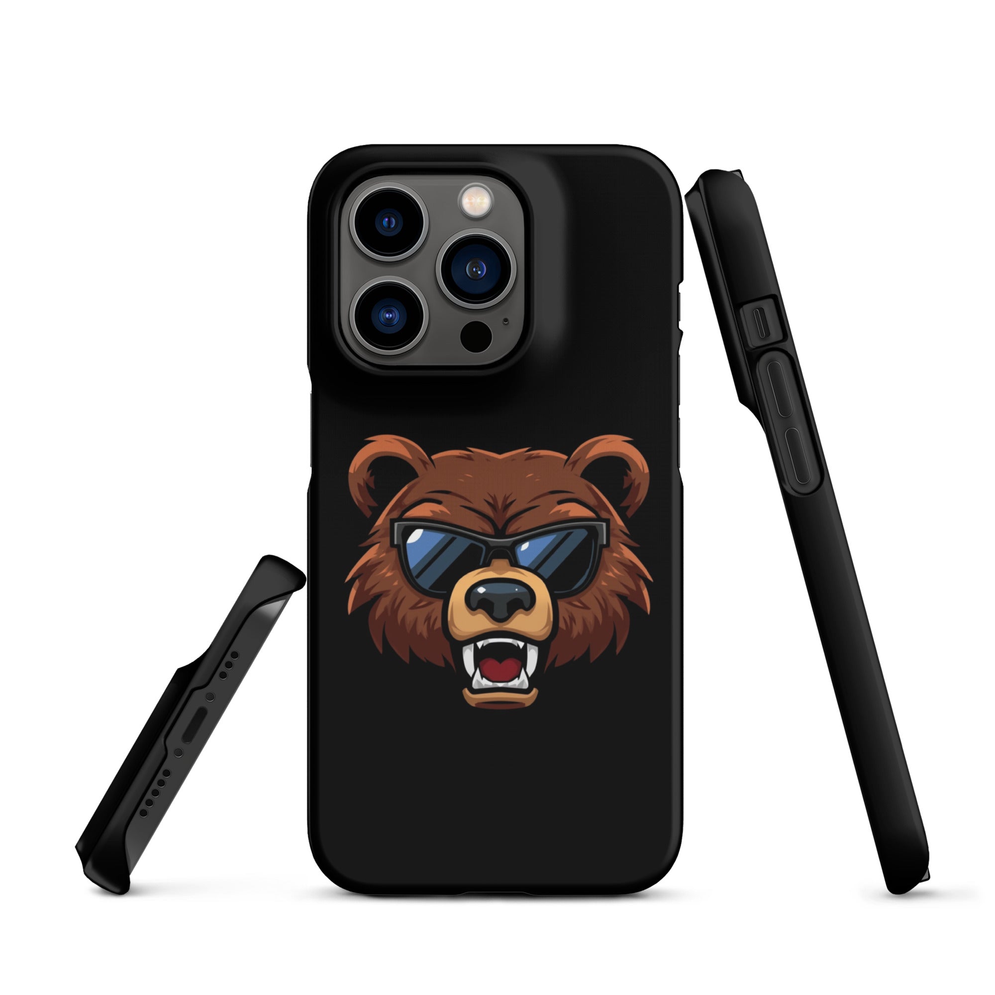 Cover iPhone Resistente – Compatibile con Ricarica Wireless – Design Cool Bear-Biiply