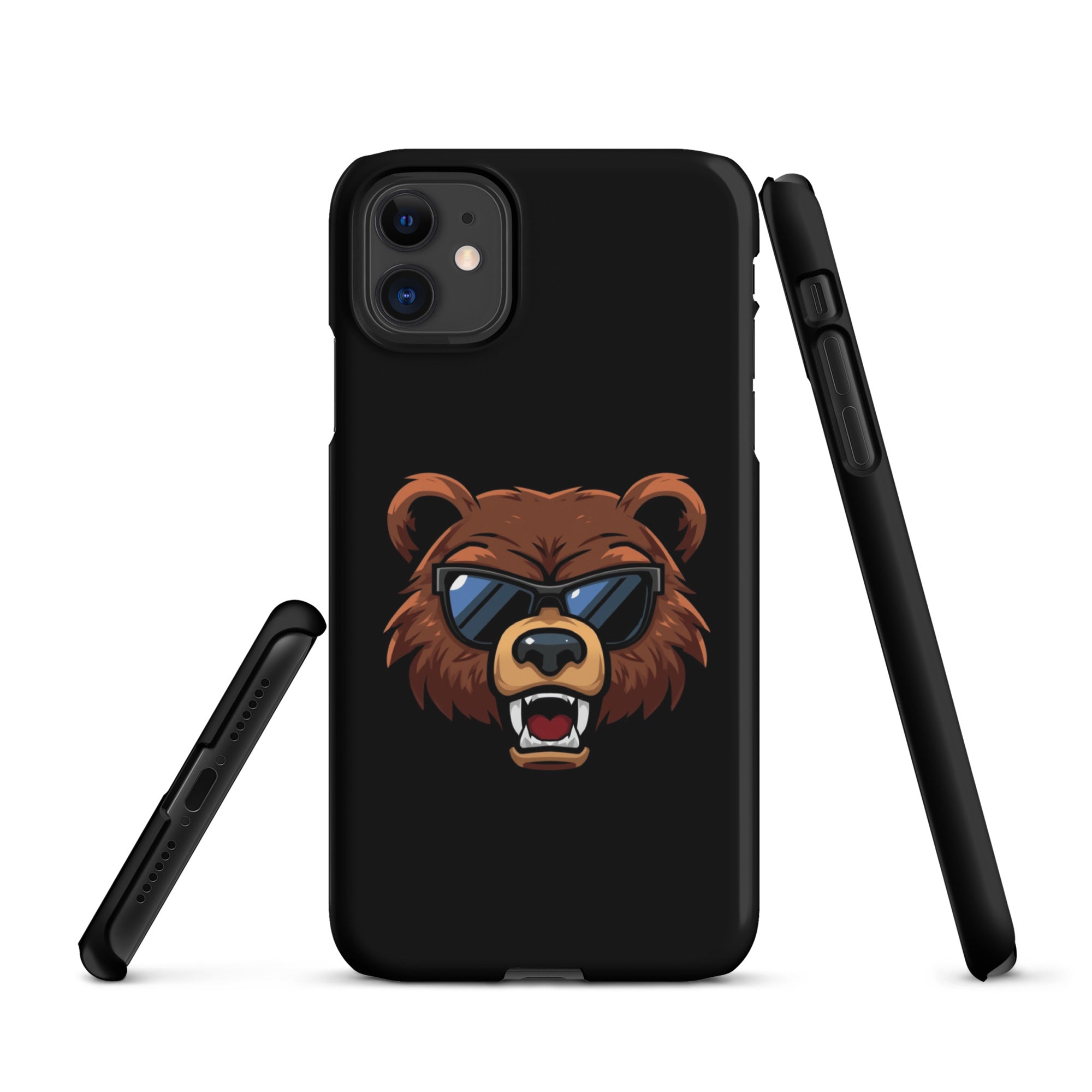 Cover iPhone Resistente – Compatibile con Ricarica Wireless – Design Cool Bear-Biiply