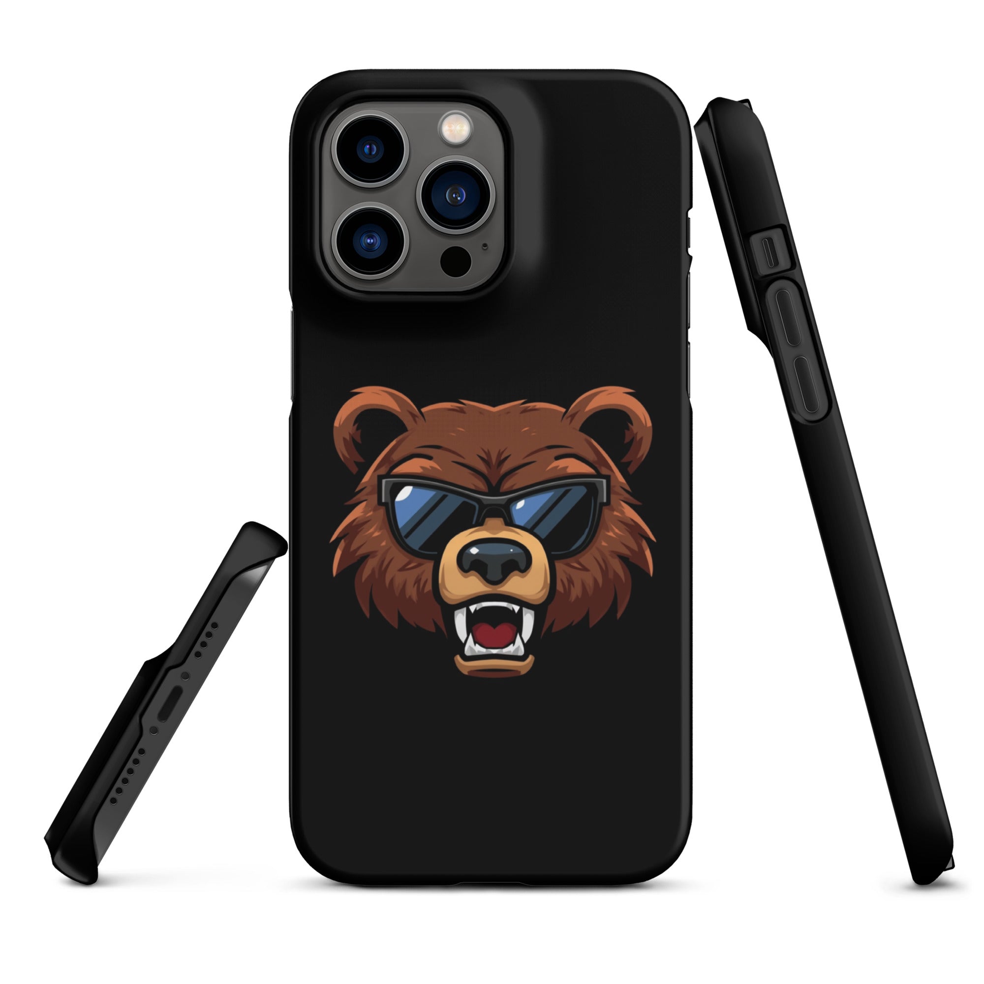 Cover iPhone Resistente – Compatibile con Ricarica Wireless – Design Cool Bear-Biiply