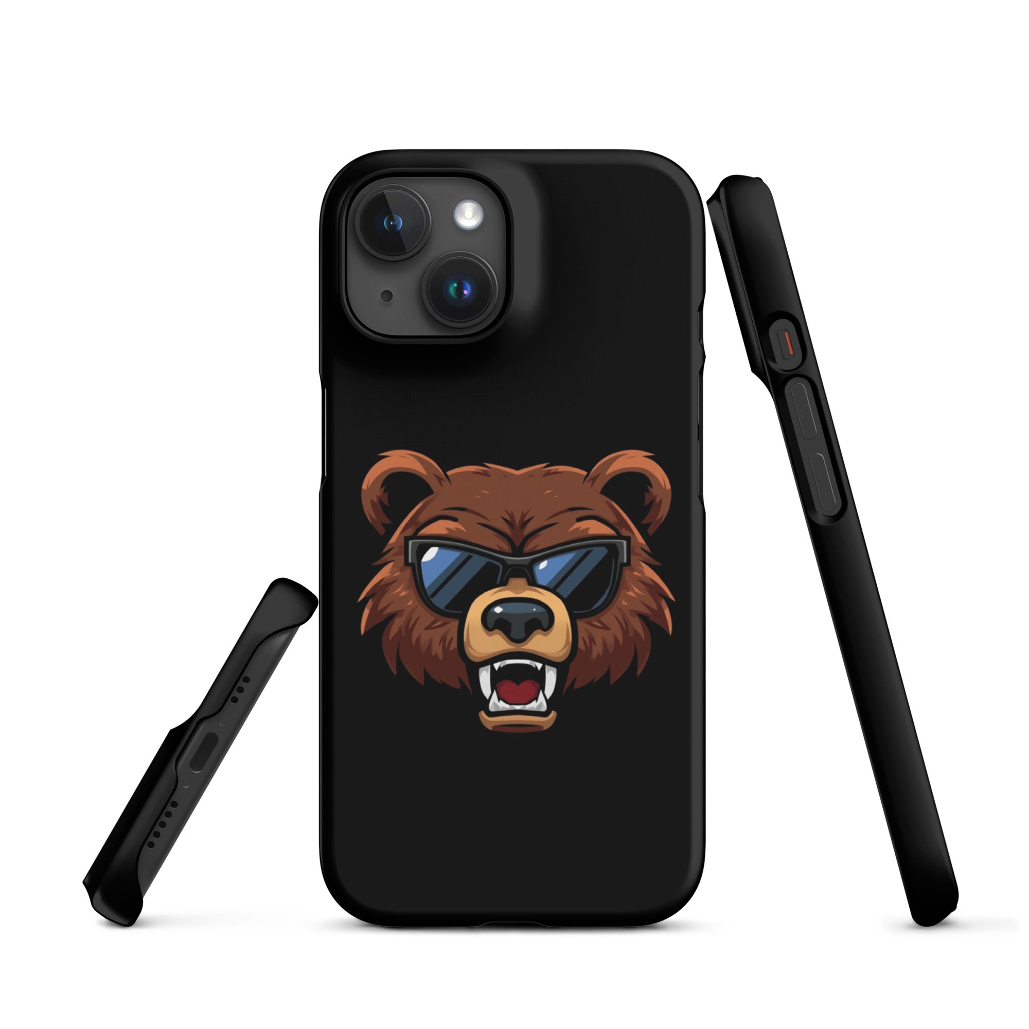 Cover iPhone Resistente – Compatibile con Ricarica Wireless – Design Cool Bear-Biiply