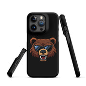 Cover iPhone Resistente – Compatibile con Ricarica Wireless – Design Cool Bear-Biiply