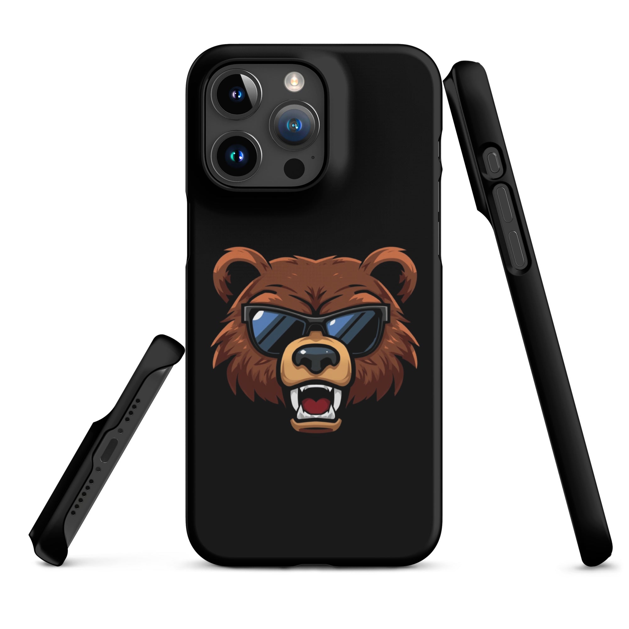 Cover iPhone Resistente – Compatibile con Ricarica Wireless – Design Cool Bear-Biiply