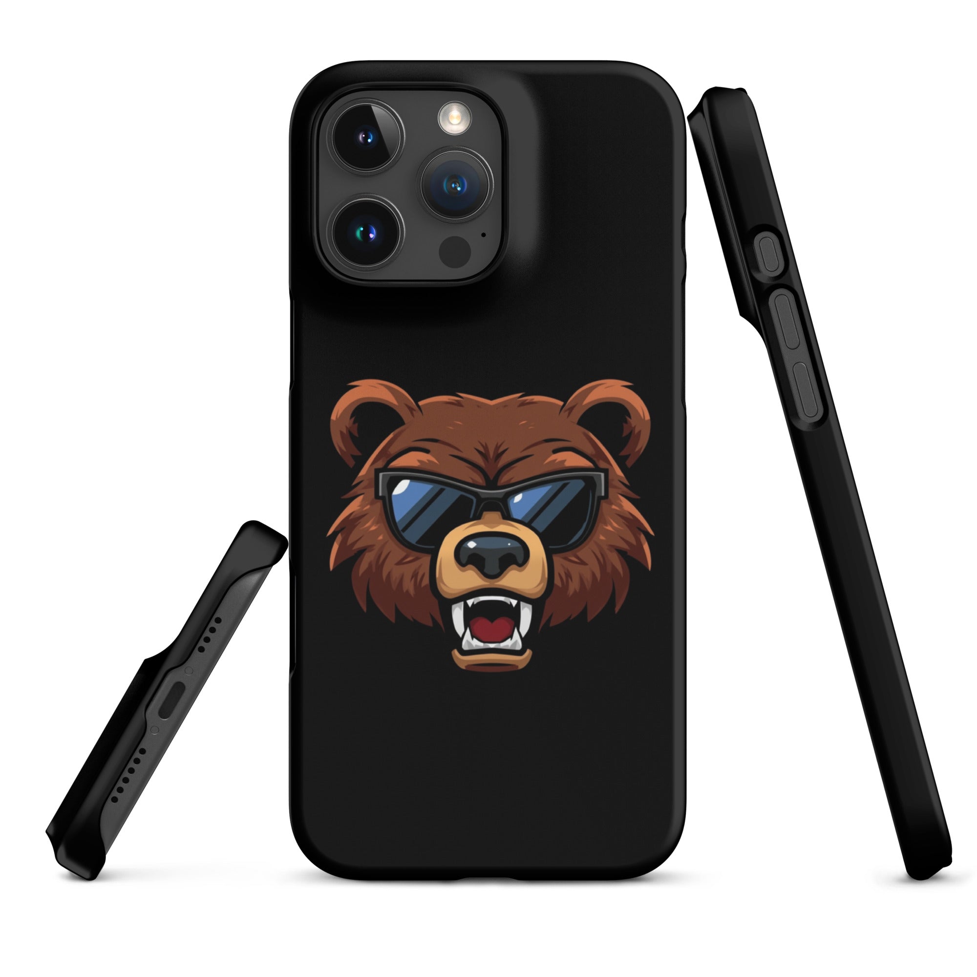 Cover iPhone Resistente – Compatibile con Ricarica Wireless – Design Cool Bear-Biiply