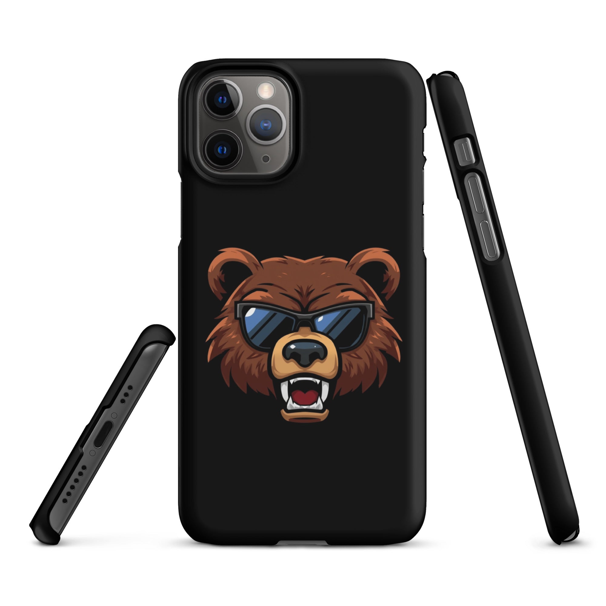 Cover iPhone Resistente – Compatibile con Ricarica Wireless – Design Cool Bear-Biiply