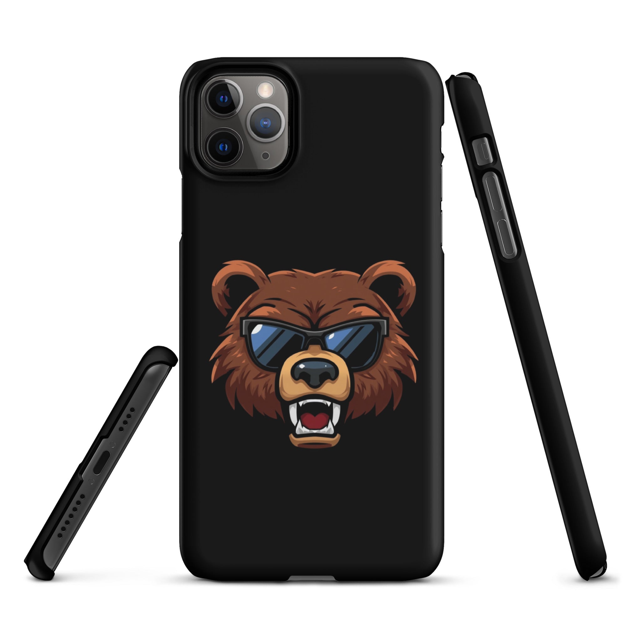 Cover iPhone Resistente – Compatibile con Ricarica Wireless – Design Cool Bear-Biiply