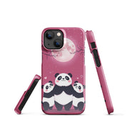 Cover iPhone Resistente – Compatibile con Ricarica Wireless – Design Cute Panda-Biiply