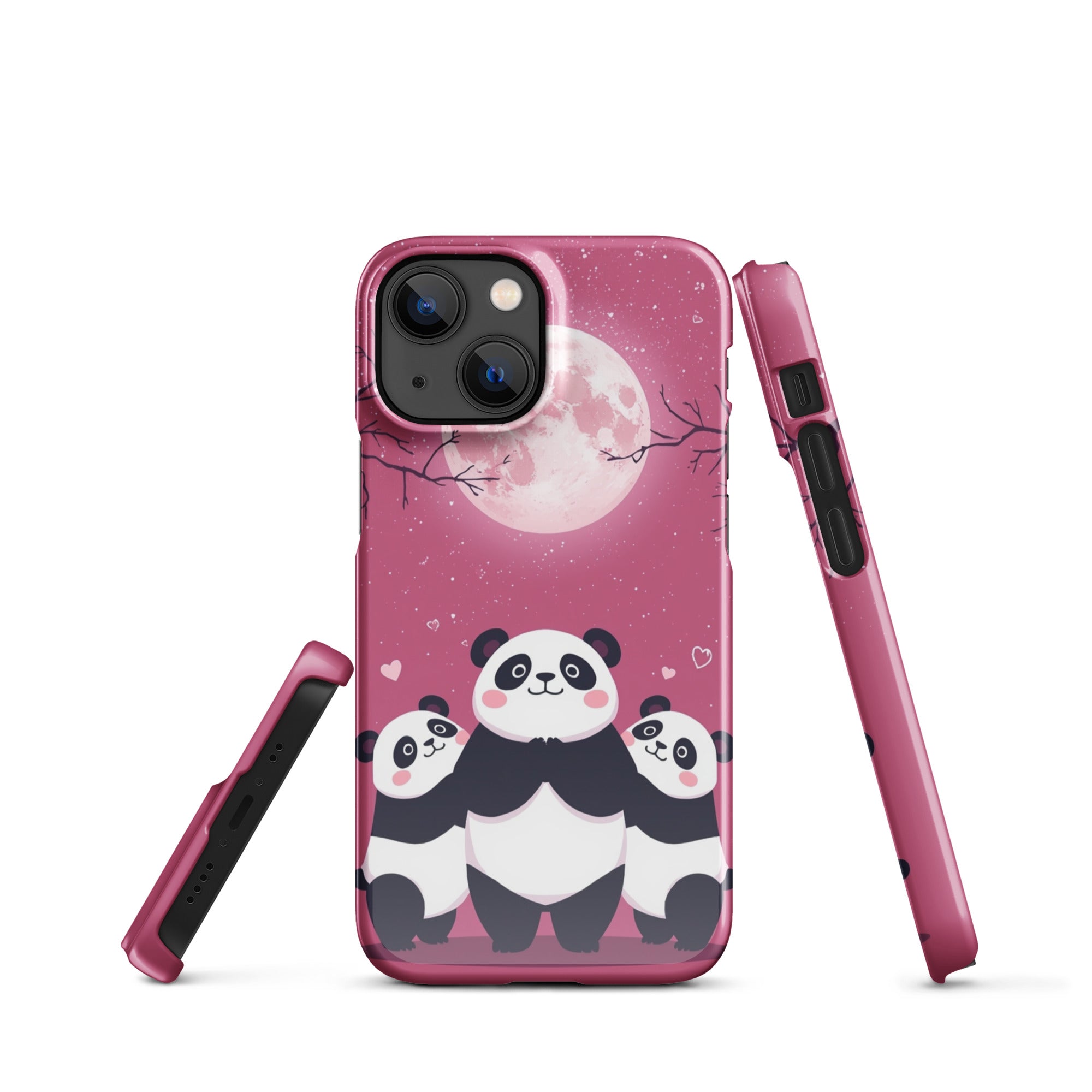 Cover iPhone Resistente – Compatibile con Ricarica Wireless – Design Cute Panda-Biiply