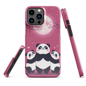 Cover iPhone Resistente – Compatibile con Ricarica Wireless – Design Cute Panda-Biiply