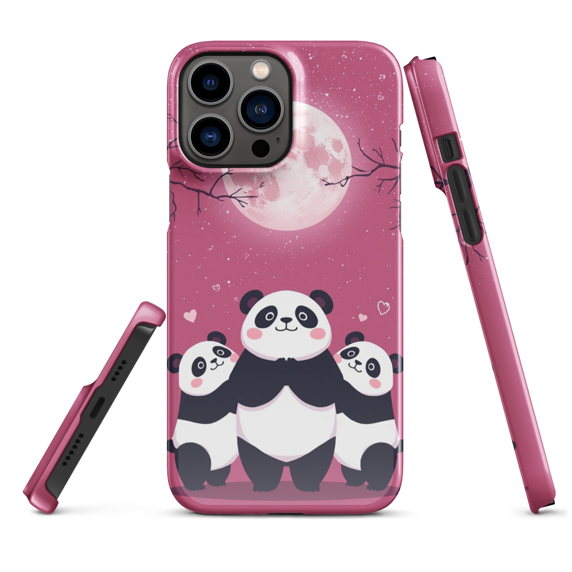 Cover iPhone Resistente – Compatibile con Ricarica Wireless – Design Cute Panda-Biiply