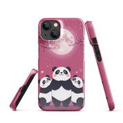 Cover iPhone Resistente – Compatibile con Ricarica Wireless – Design Cute Panda-Biiply