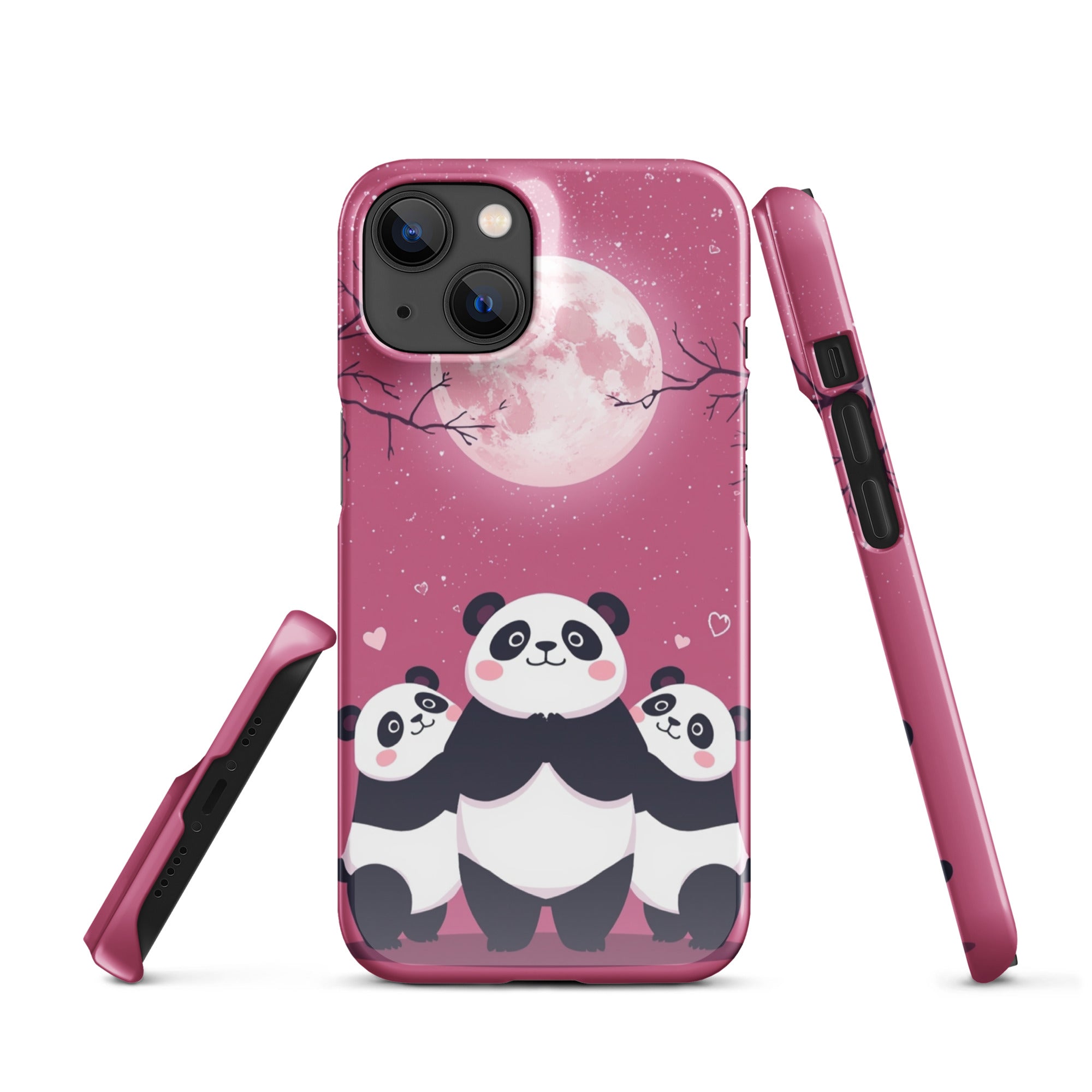 Cover iPhone Resistente – Compatibile con Ricarica Wireless – Design Cute Panda-Biiply