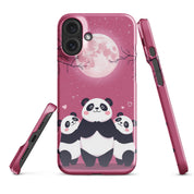 Cover iPhone Resistente – Compatibile con Ricarica Wireless – Design Cute Panda-Biiply