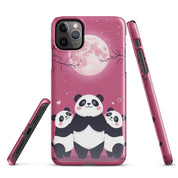 Cover iPhone Resistente – Compatibile con Ricarica Wireless – Design Cute Panda-Biiply