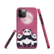 Cover iPhone Resistente – Compatibile con Ricarica Wireless – Design Cute Panda-Biiply