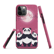 Cover iPhone Resistente – Compatibile con Ricarica Wireless – Design Cute Panda-Biiply