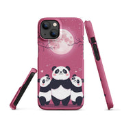 Cover iPhone Resistente – Compatibile con Ricarica Wireless – Design Cute Panda-Biiply