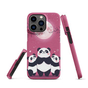 Cover iPhone Resistente – Compatibile con Ricarica Wireless – Design Cute Panda-Biiply