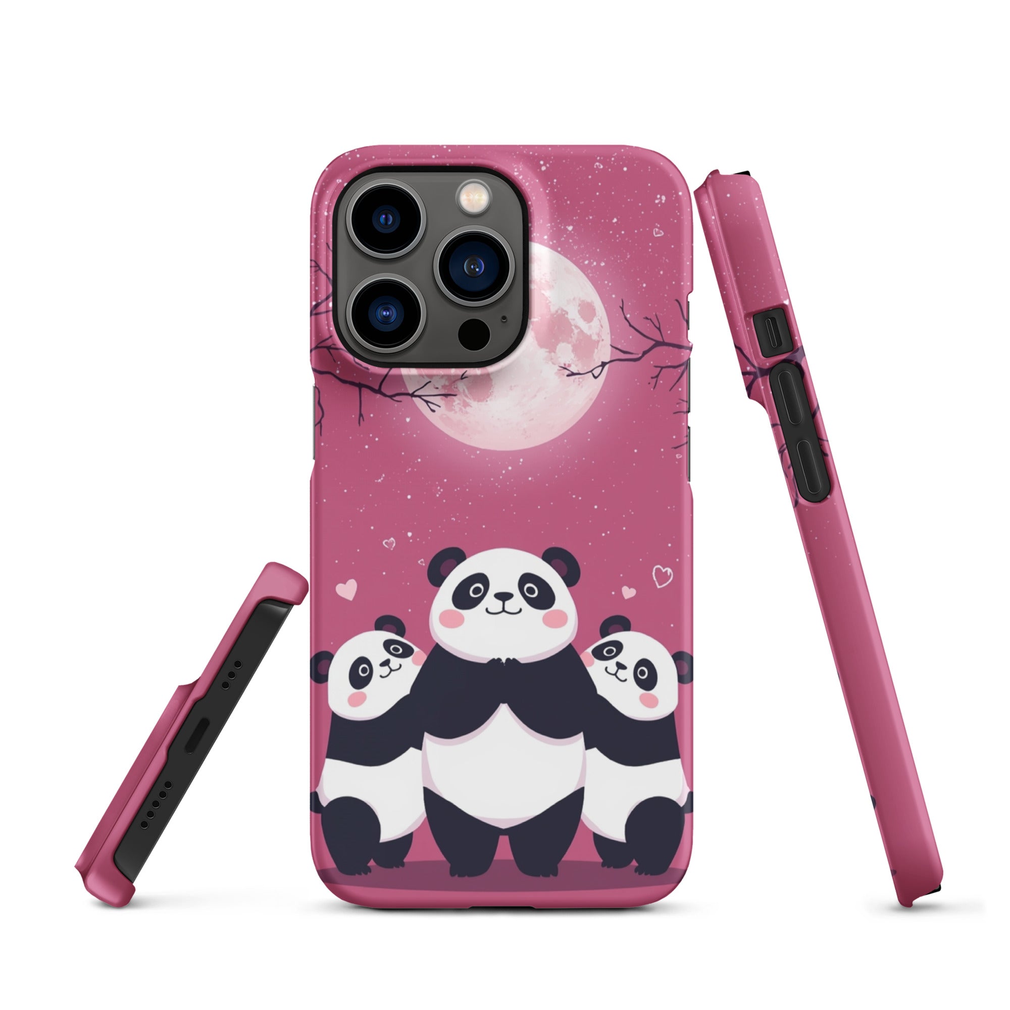 Cover iPhone Resistente – Compatibile con Ricarica Wireless – Design Cute Panda-Biiply