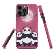 Cover iPhone Resistente – Compatibile con Ricarica Wireless – Design Cute Panda-Biiply